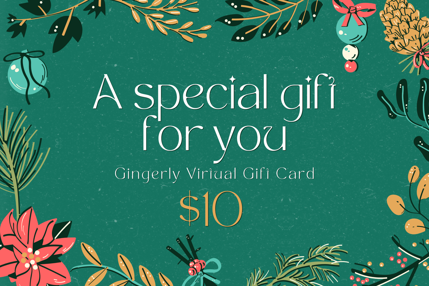 Gingerly Virtual Gift Card