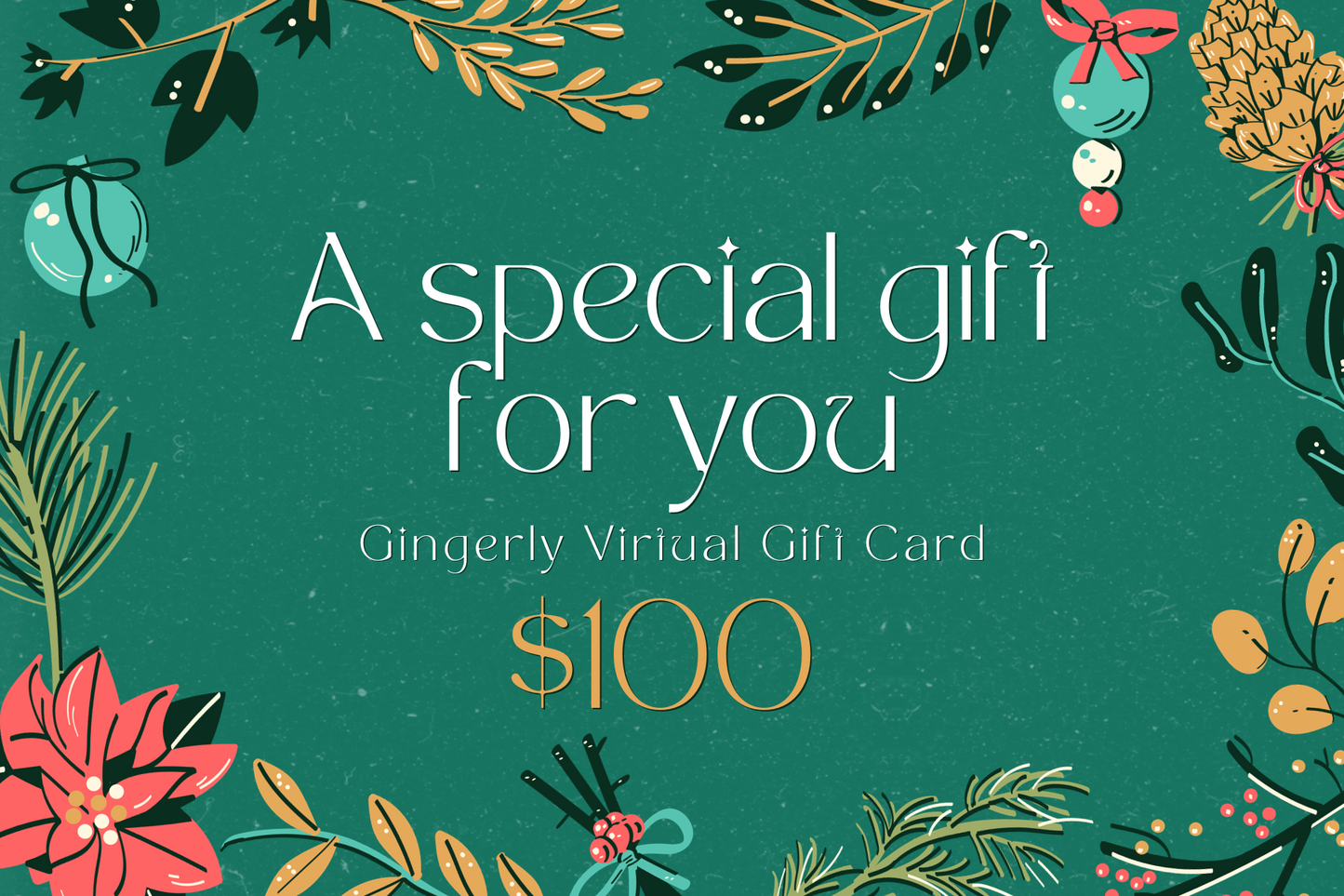 Gingerly Virtual Gift Card